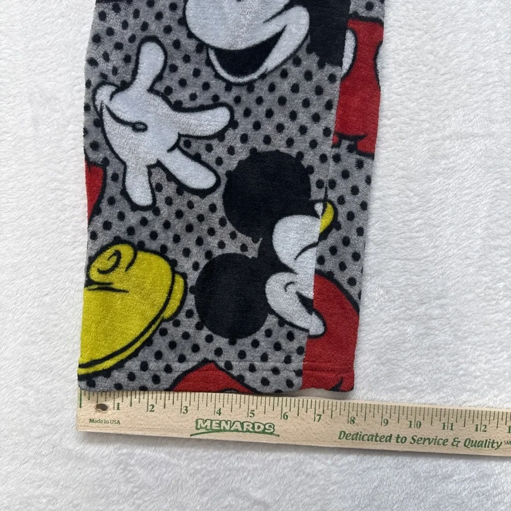 Disney Mickey Mouse Woman's Large Fleece Sleep Pants Size L (12-14) Sleepwear - Picture 5 of 15